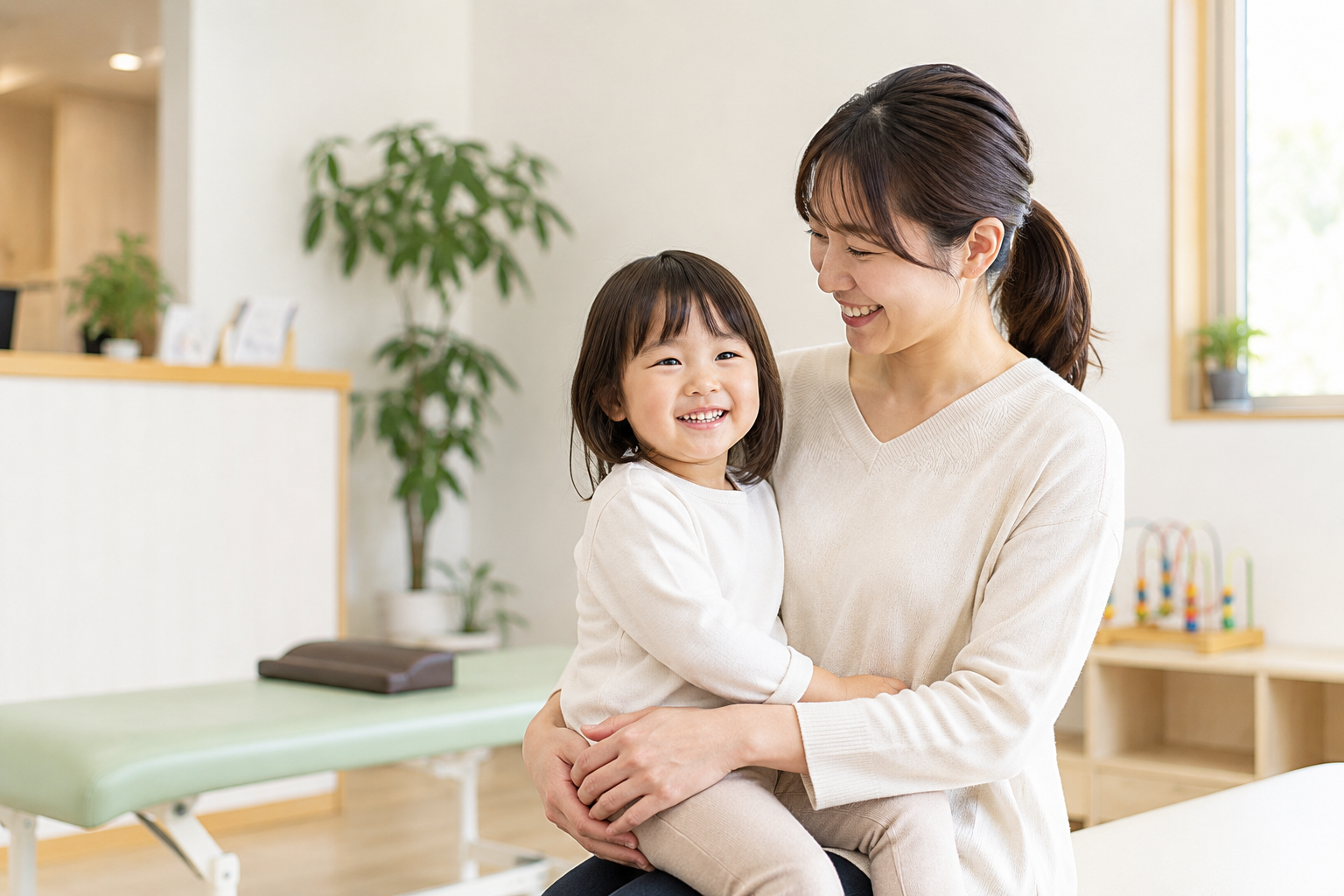 女性や子育て世代も通いやすい院内